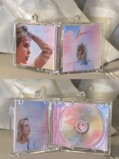 NFC Music Keychain – Custom Spotify Album Song Keychain, Tap to Play, Gift for Swifties