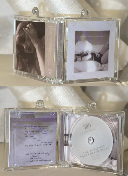 NFC Music Keychain – Custom Spotify Album Song Keychain, Tap to Play, Gift for Swifties