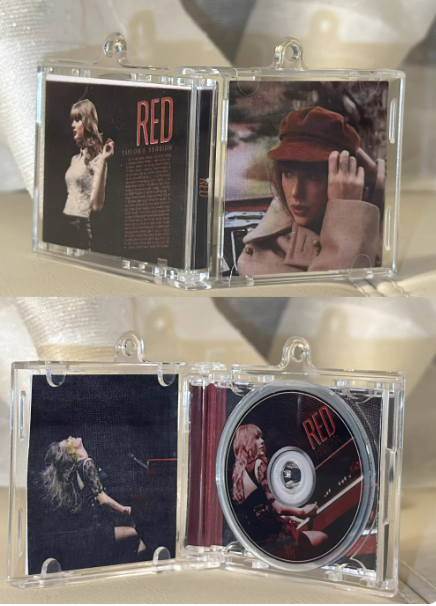 NFC Music Keychain – Custom Spotify Album Song Keychain, Tap to Play, Gift for Swifties
