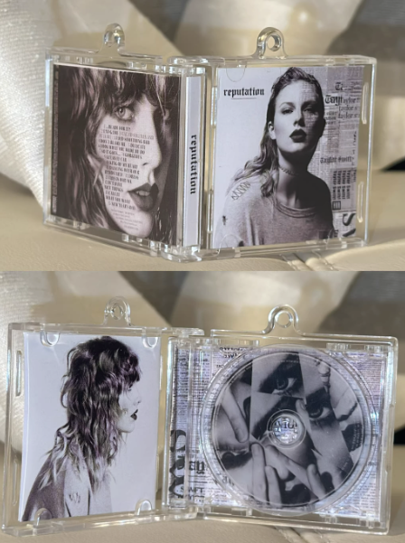 NFC Music Keychain – Custom Spotify Album Song Keychain, Tap to Play, Gift for Swifties